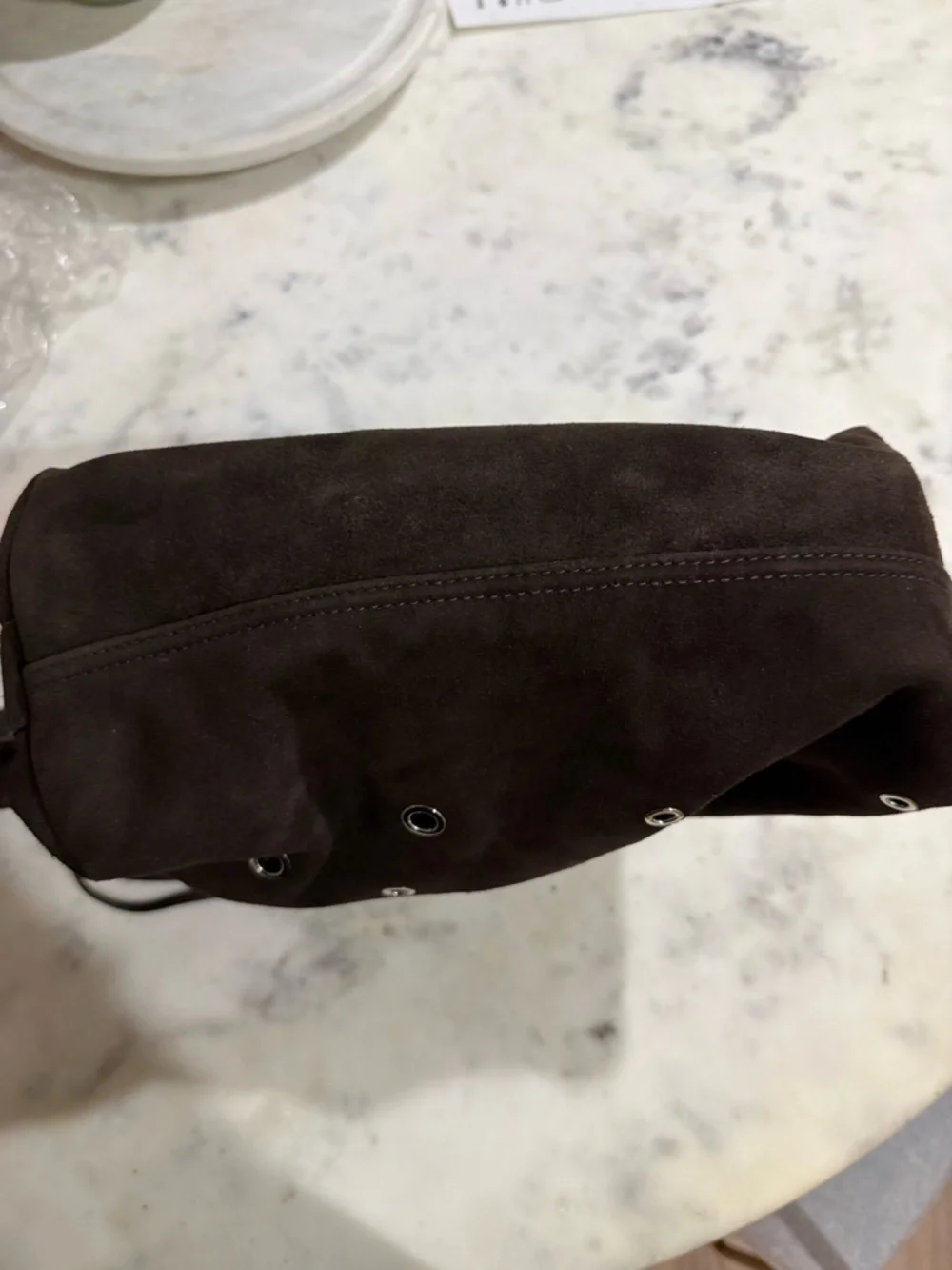 NWT Madewell Suede Bucket Grommet Bag - Picture 9 of 9
